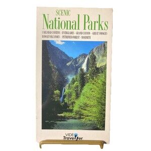 Scenic National Parks VHS VCR Tape 1992 Rand McNally Tours Grand Canyon Yosemite